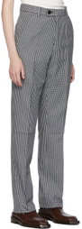Martine Rose Black & White Houndstooth Trousers