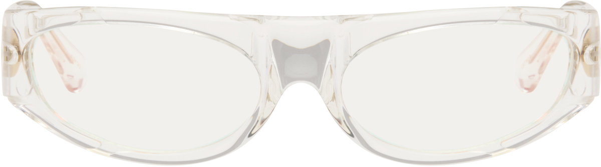 Casablanca Transparent Crystal Sport Sunglasses