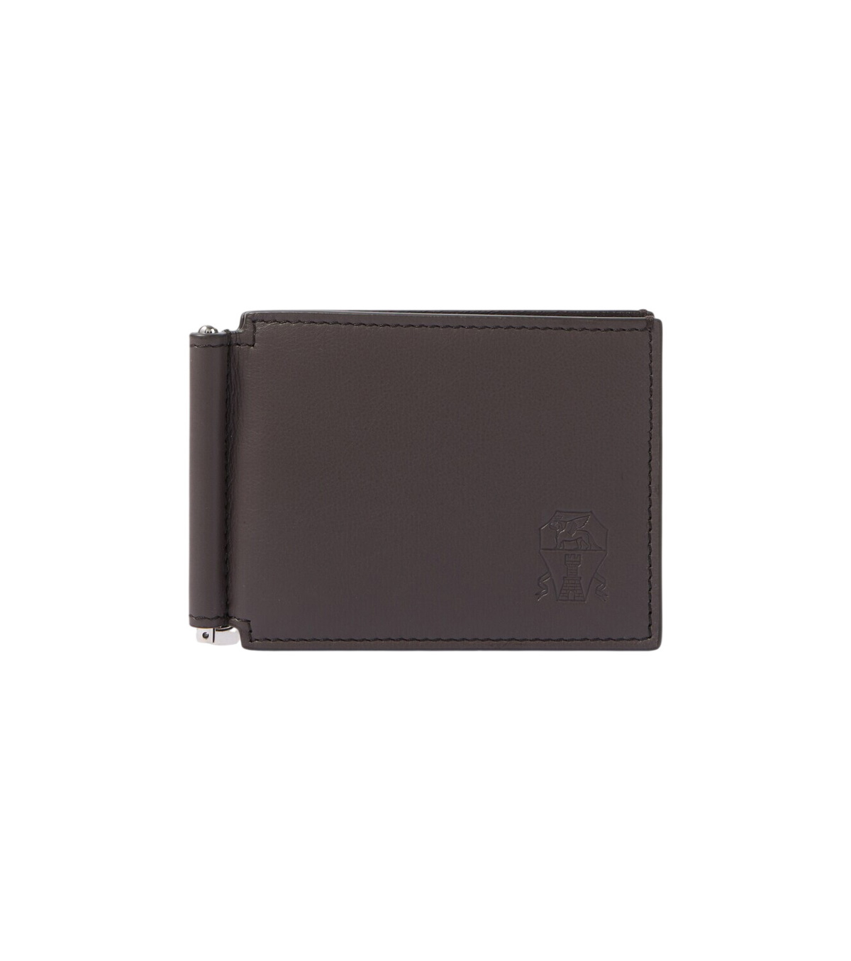 Brunello Cucinelli - Burnished Full-Grain Leather Billfold Wallet