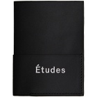 Etudes Black Leather Bifold Card Holder