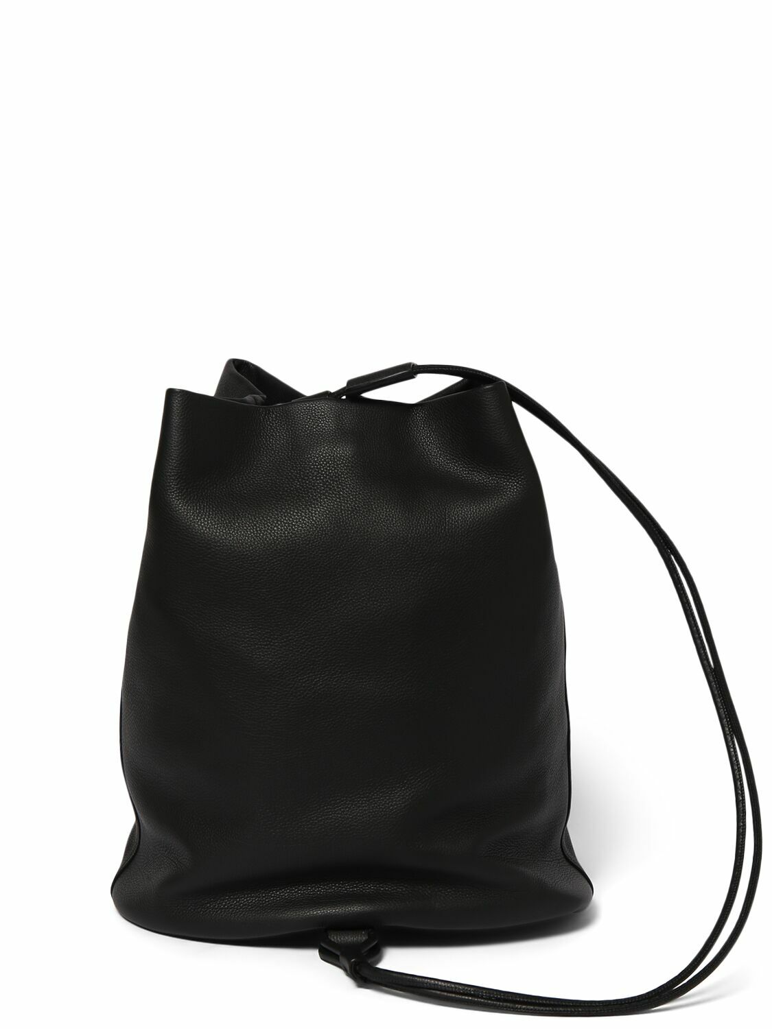 トートバッグ [The Row] Joe Backpack in Leather Joe leather backpack in black - The Row | Mytheresa