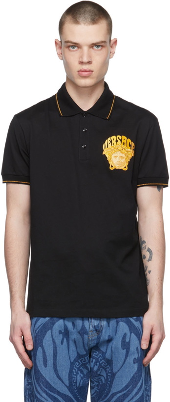 Photo: Versace Black Medusa Polo