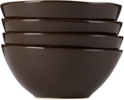 The Conran Shop Brown Luna Dipping Bowl Set, 4 pcs