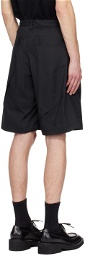 UNDERCOVER Black Paneled Shorts