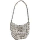 Rabanne Silver Iconic 1969 Moon Bag