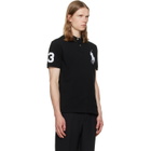 Polo Ralph Lauren Black Big Pony Mesh Polo