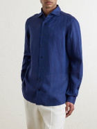 De Petrillo - Linen Shirt - Blue