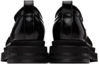 Simone Rocha Black Heart Toe Platform Loafers