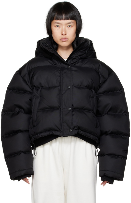 Photo: WARDROBE.NYC Black Quilted Down Jacket