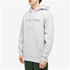 Fucking Awesome Men's Outline Stamp Logo Hoodie in Heather Grey