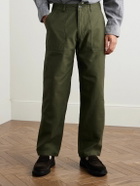 FrizmWORKS - Straight-Leg Cotton Trousers - Green