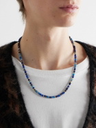 Peyote Bird - Night Owl Gold-Plated Spinel, Apatite and Ethiopian Opal Beaded Necklace