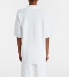 Max Mara Knitted crêpe top