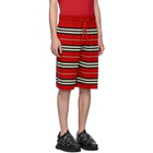 Burberry Red Kenton Casual Shorts