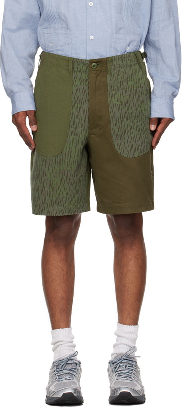 Photo: Maharishi Khaki 6086 Upcycled Fixed Deck Shorts