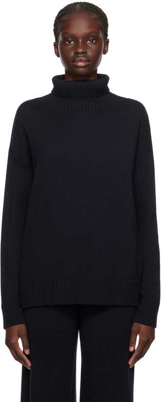 Photo: Max Mara Leisure Navy Nuble Turtleneck