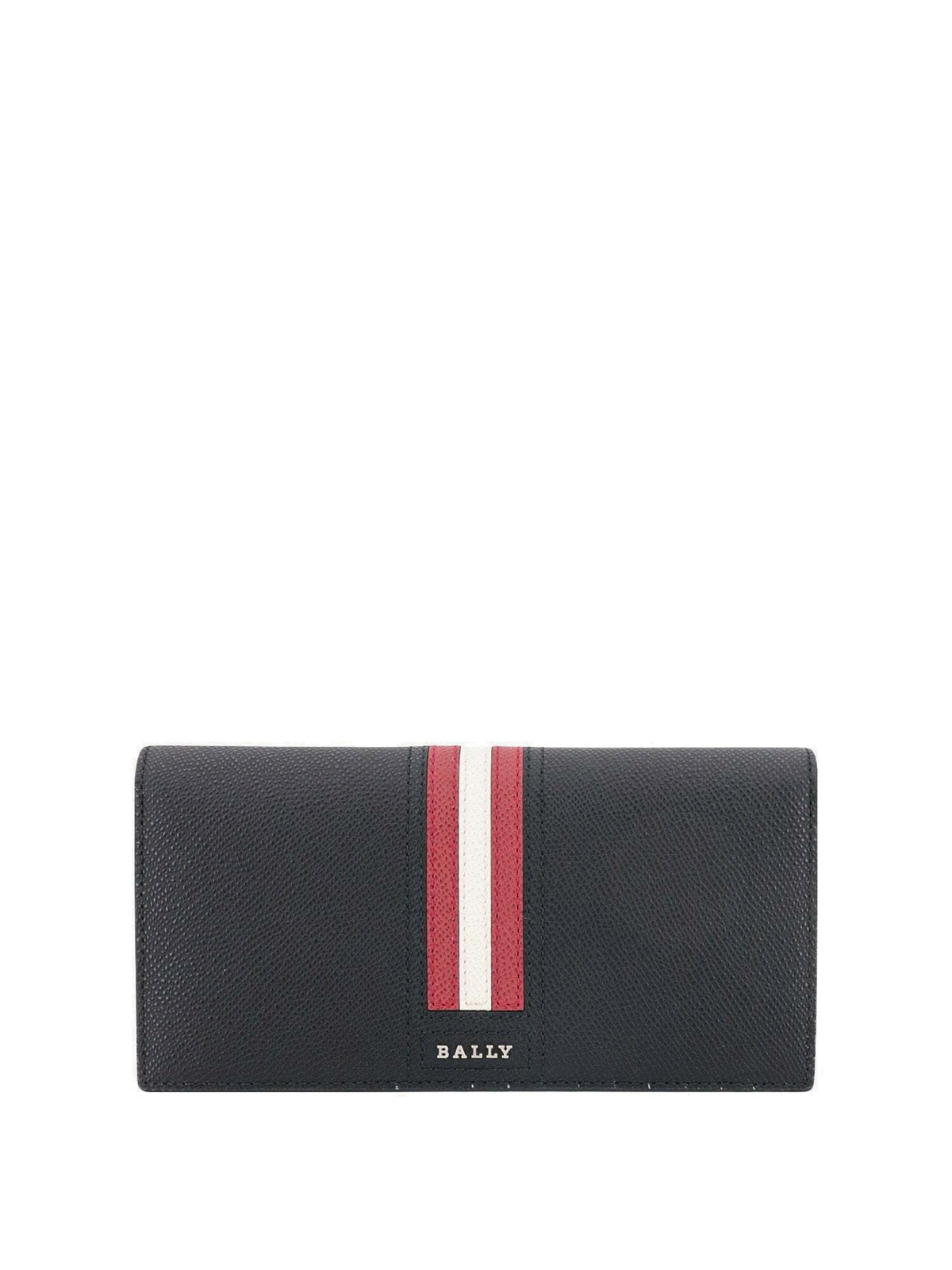 Bally Wallet Black Mens Bally