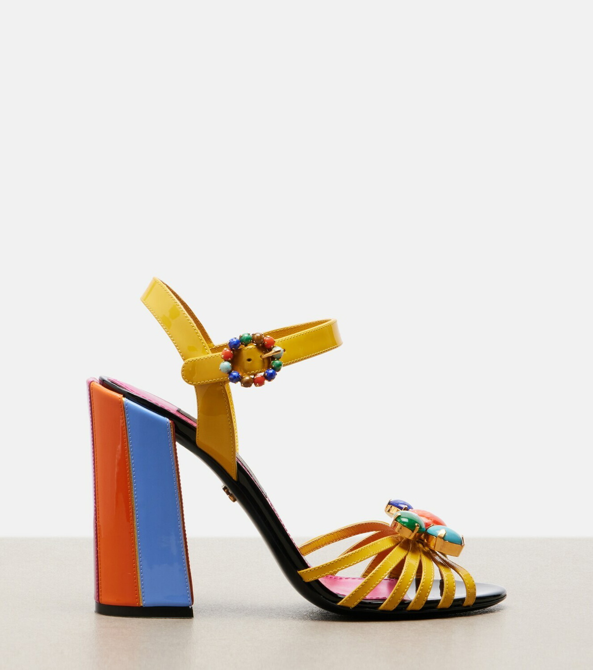 Dolce&Gabbana Keira embellished leather sandals