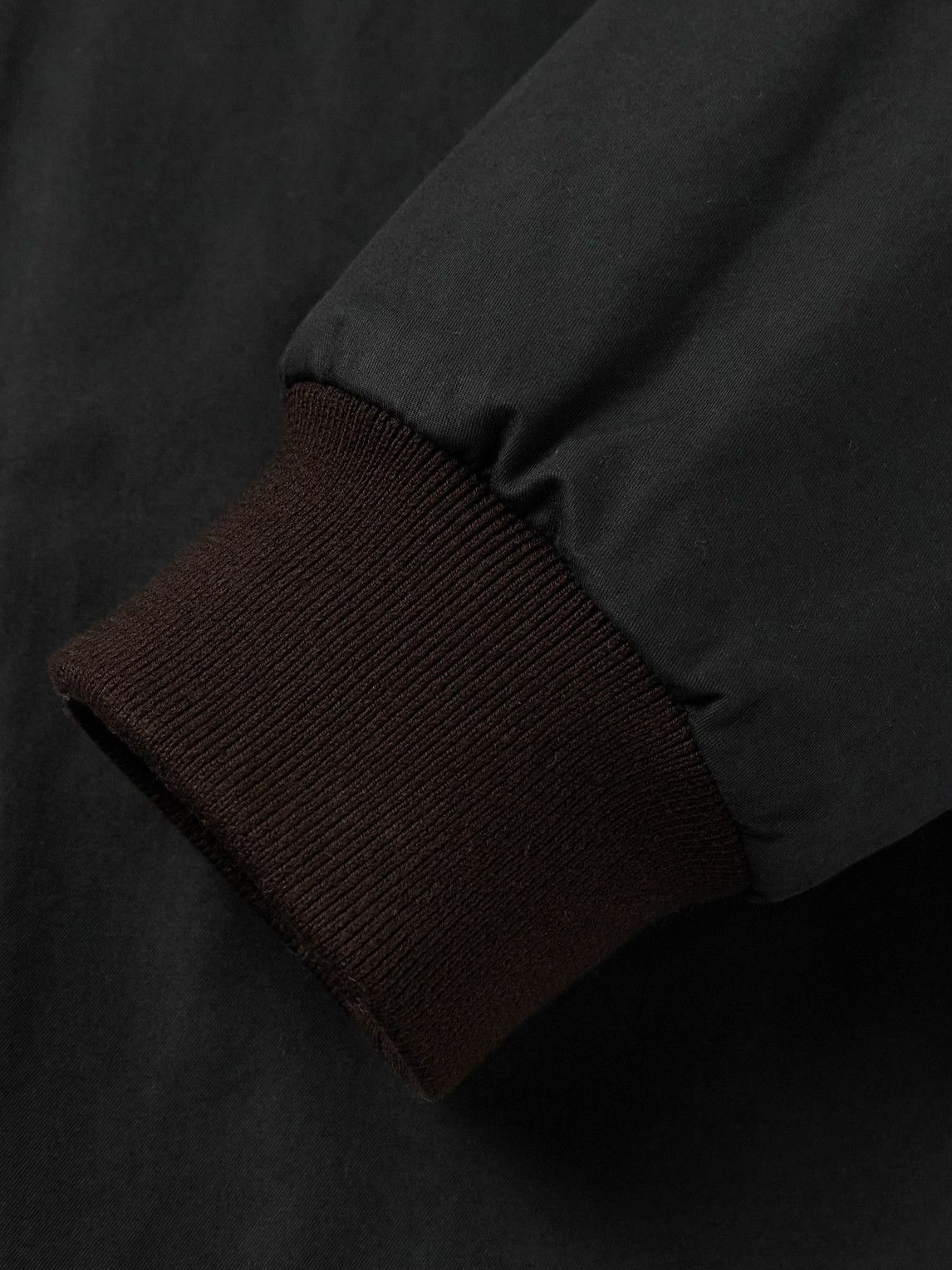 The Row - Mantis Cotton-Gabardine Blouson Jacket - Black