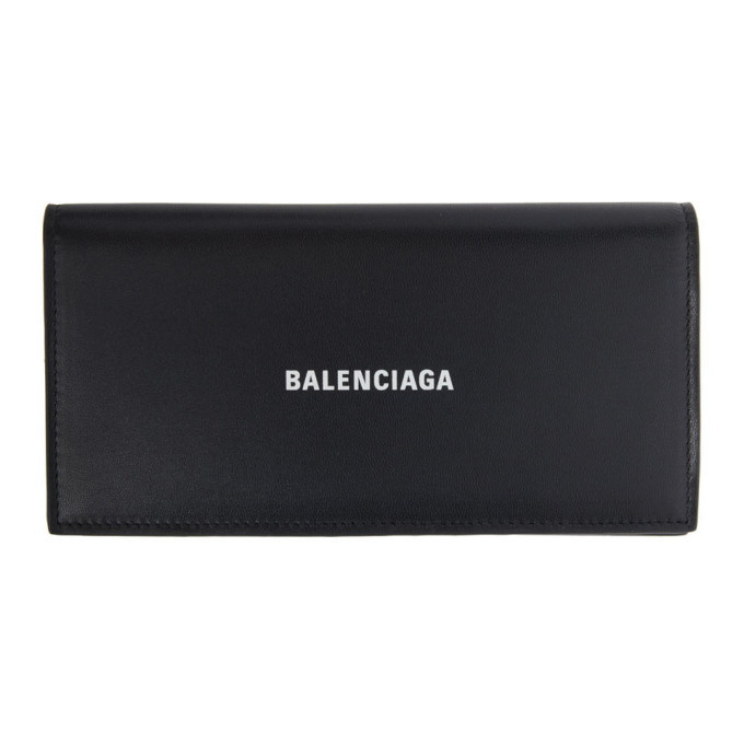Photo: Balenciaga Black Folded Continental Wallet