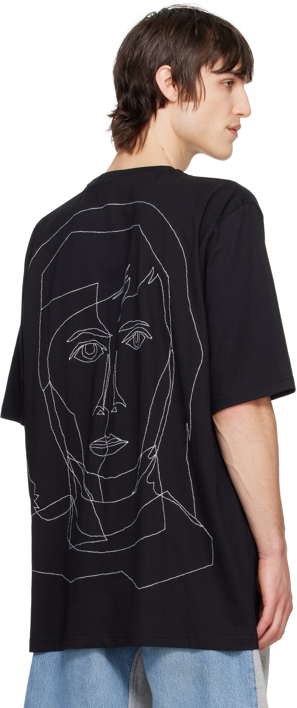 Bless Black Stitched Starcut II T-shirt