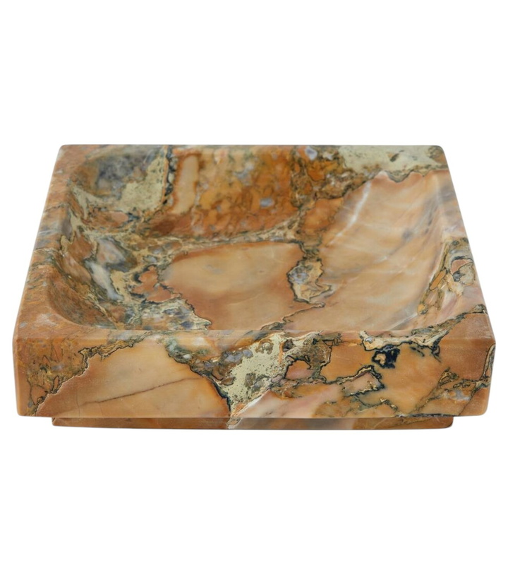 Photo: Michaël Verheyden Square marble decorative tray