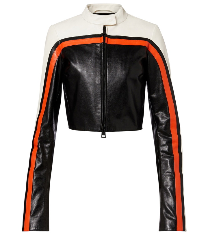 Photo: Balenciaga Leather biker jacket