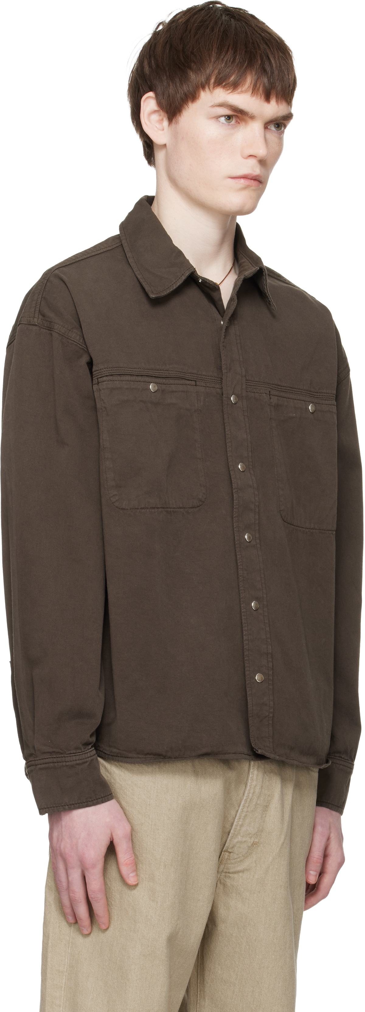 JEANERICA Brown André Shirt
