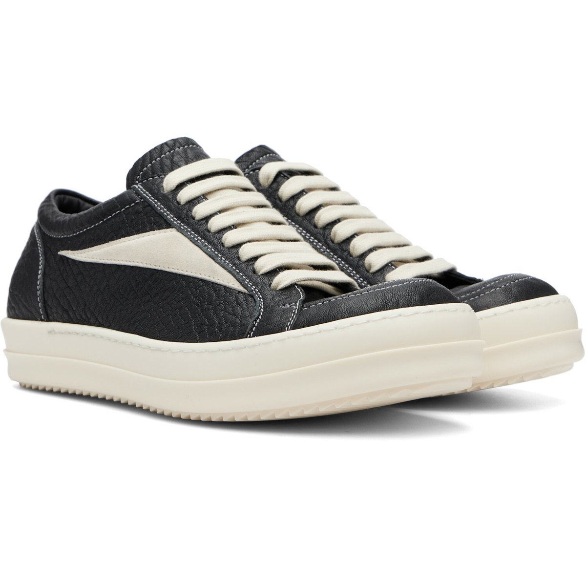 Rick Owens Black Tower Vintage Sneaks Sneakers