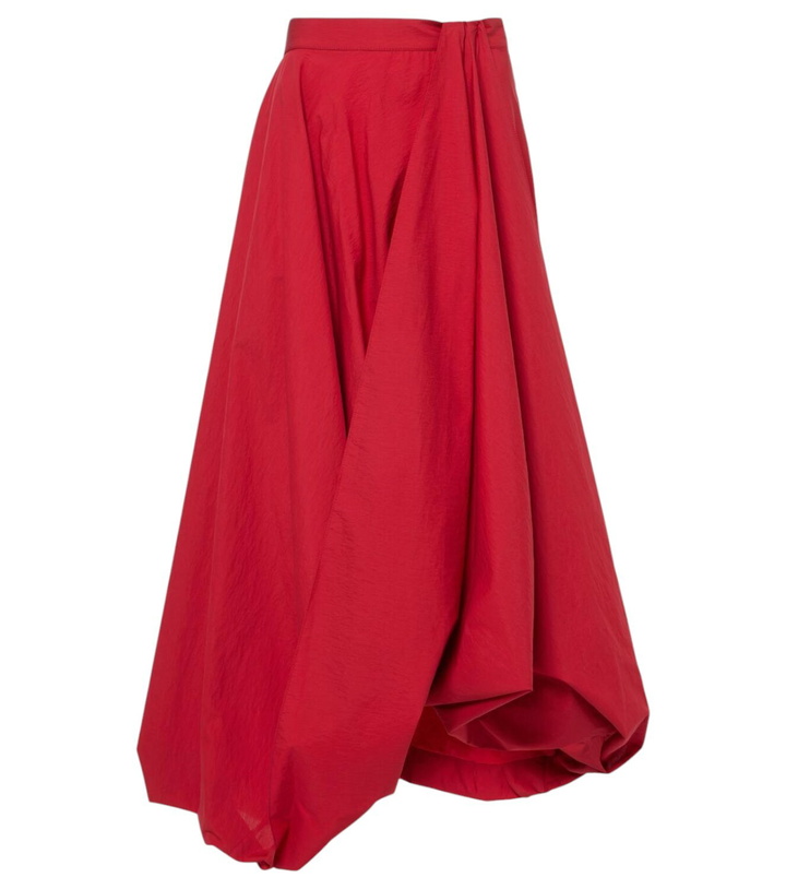 Photo: Brunello Cucinelli Cotton-blend midi skirt