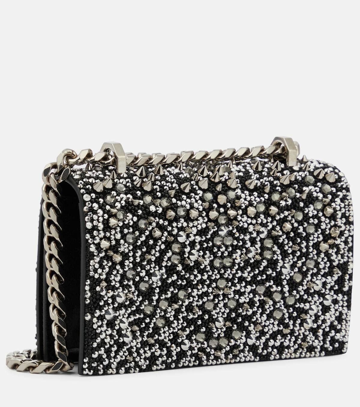 McQueen Jewelled Satchel Mini embellished crossbody bag