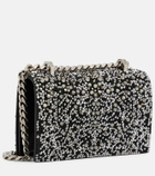 McQueen Jewelled Satchel Mini embellished crossbody bag