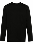 The Row Black Leon Cotton T-Shirt