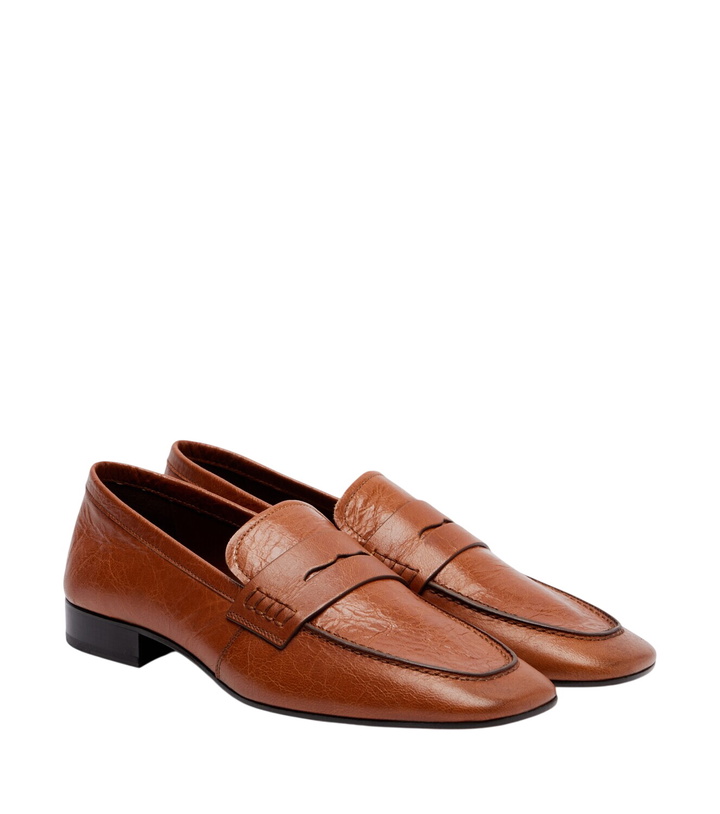 Photo: Dries Van Noten Leather penny loafers