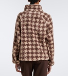 The Upside Palacio Harlow houndstooth fleece sweater