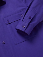 SAINT LAURENT - Cotton-Twill Overshirt - Purple