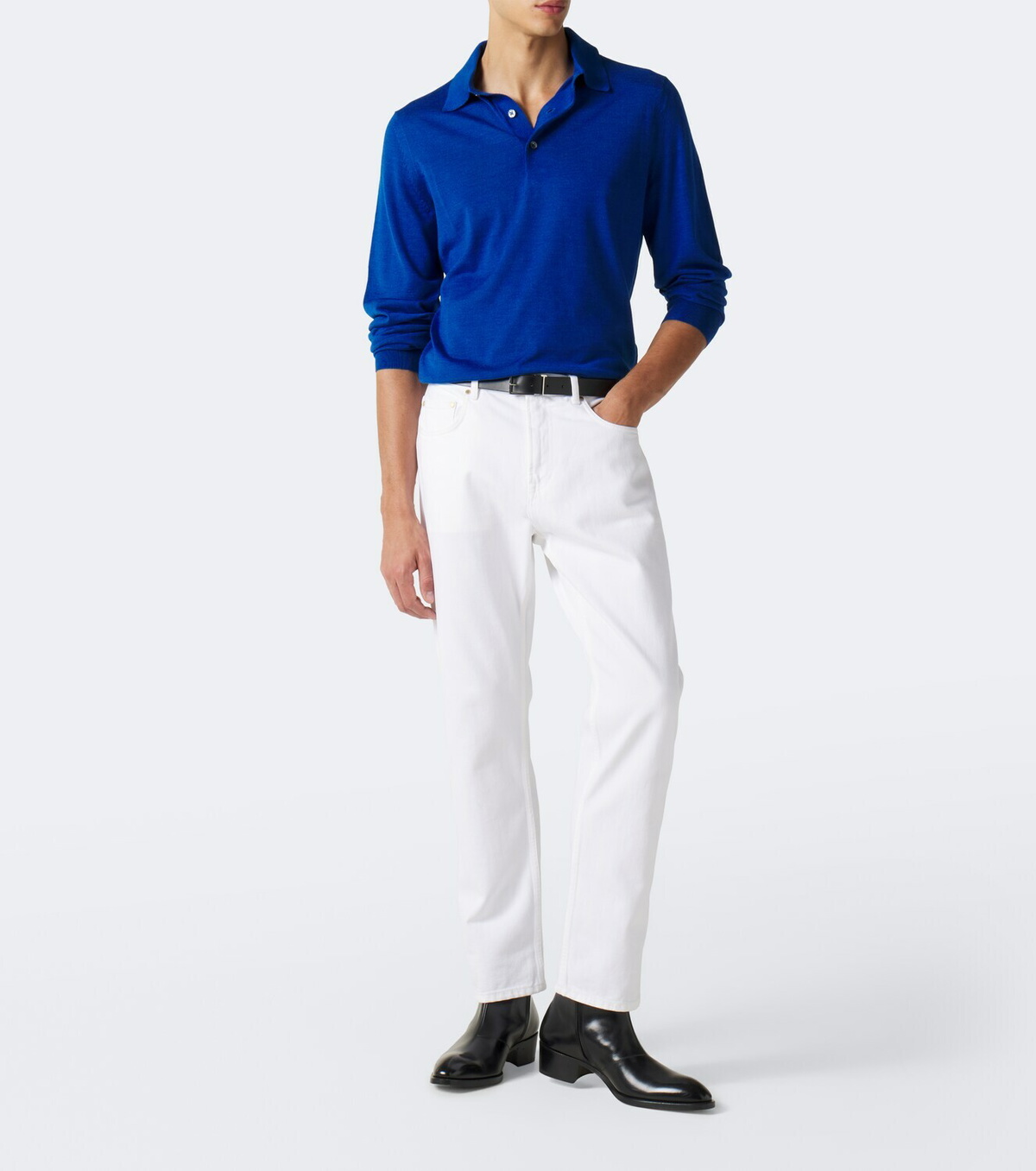 Tom Ford Cashmere and silk polo sweater