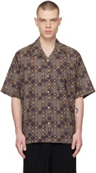 Acne Studios Brown Printed Shirt