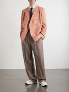Valentino Garavani - Single-Breasted Wool-Nattè Blazer - Pink