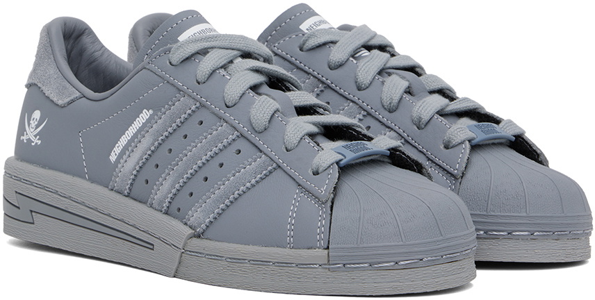 adidas Originals Gray Neighborhood Edition SSTR N 2024 Sneakers 