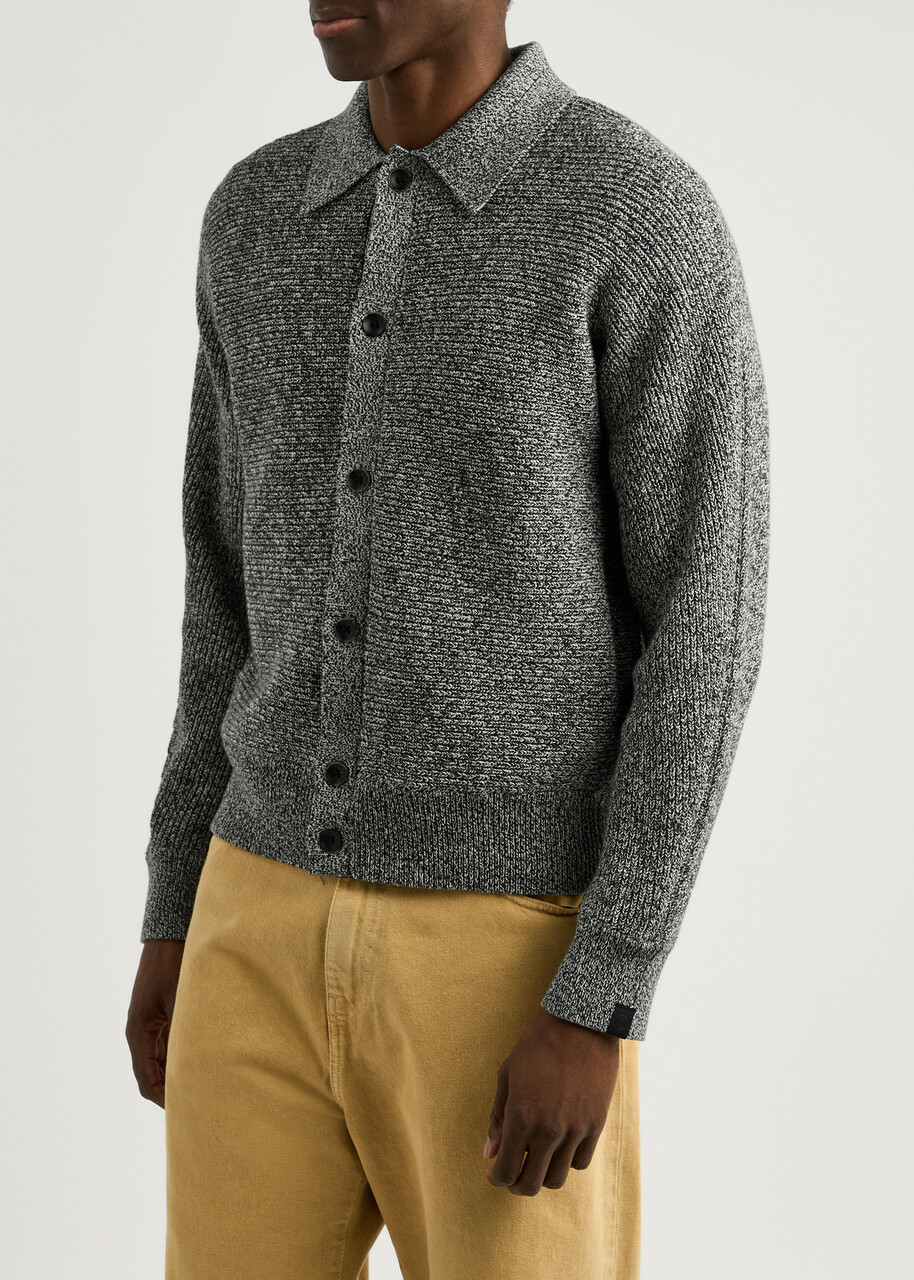 Rag & Bone Dexter Cotton-blend Cardigan Black