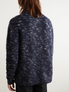 Acne Studios - Kristova Brushed Jacquard-Knit Sweater - Blue