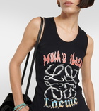Loewe Paula's Ibiza Anagram cotton-blend tank top