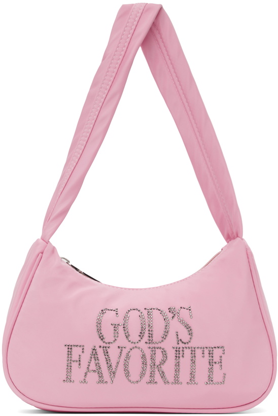 Photo: Praying Pink 'God's Favourite' Rhinestone Bag