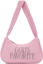 Praying Pink 'God's Favourite' Rhinestone Bag