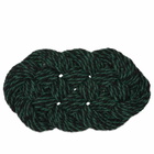 HAY Coco Door Mat - Swirl in Green/Black 