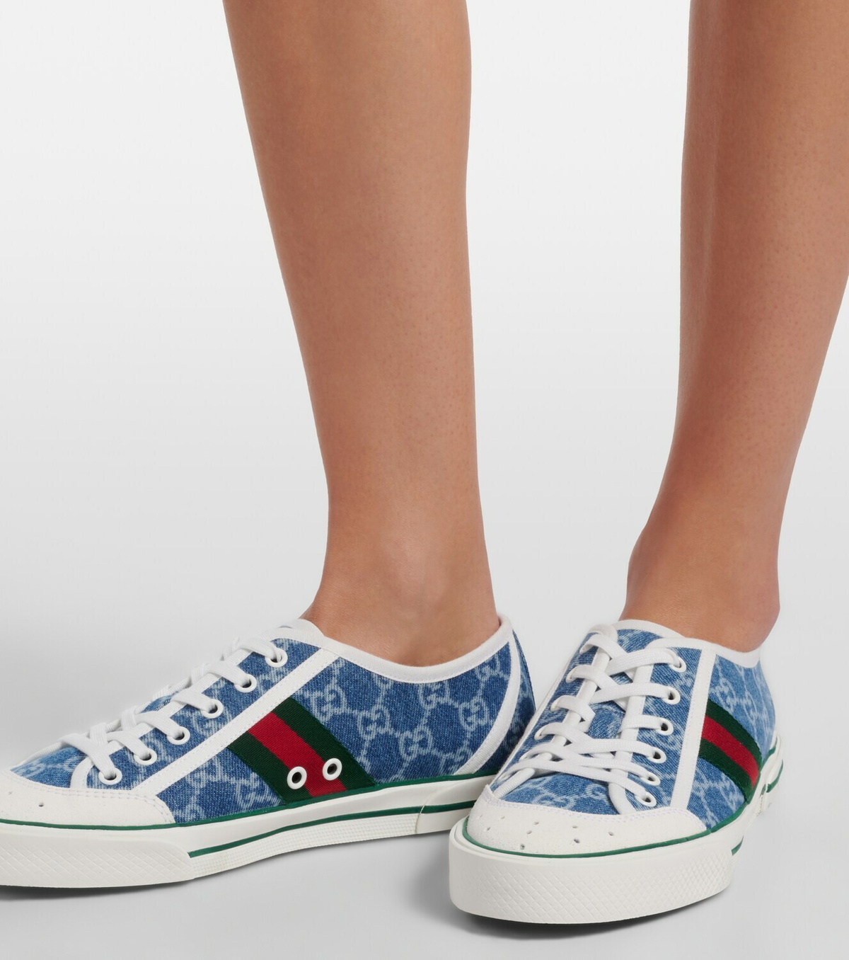 Gucci Gucci Tennis 1977 GG denim sneakers