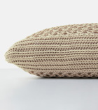 Brunello Cucinelli - Cable-knit cotton cushion