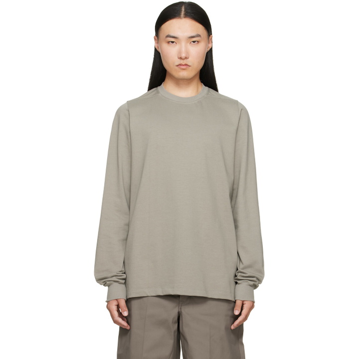 Photo: Rick Owens Gray Tower Short Crewneck LS T-shirt