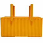 Hachiman Omnioffre Stacking Storage Box - Large in Mustard